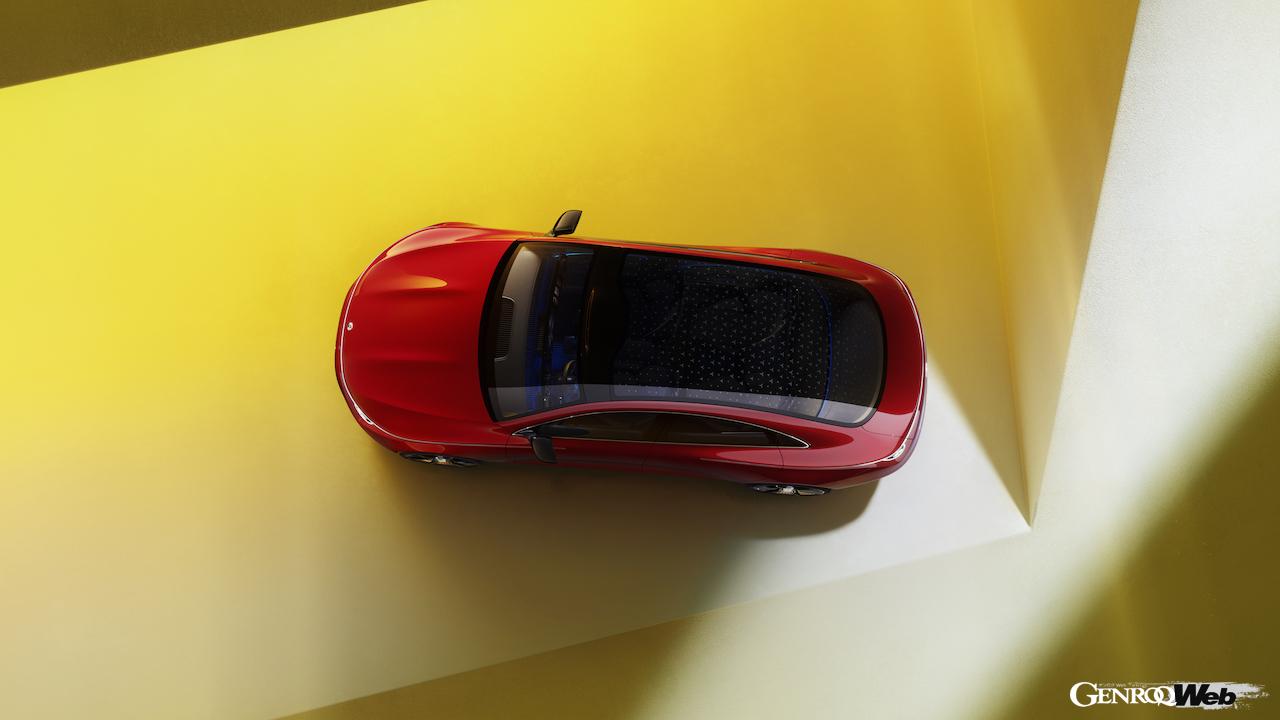 次世代フル電動エントリー・メルセデスを予告する「コンセプト CLA クラス」のエクステリア。