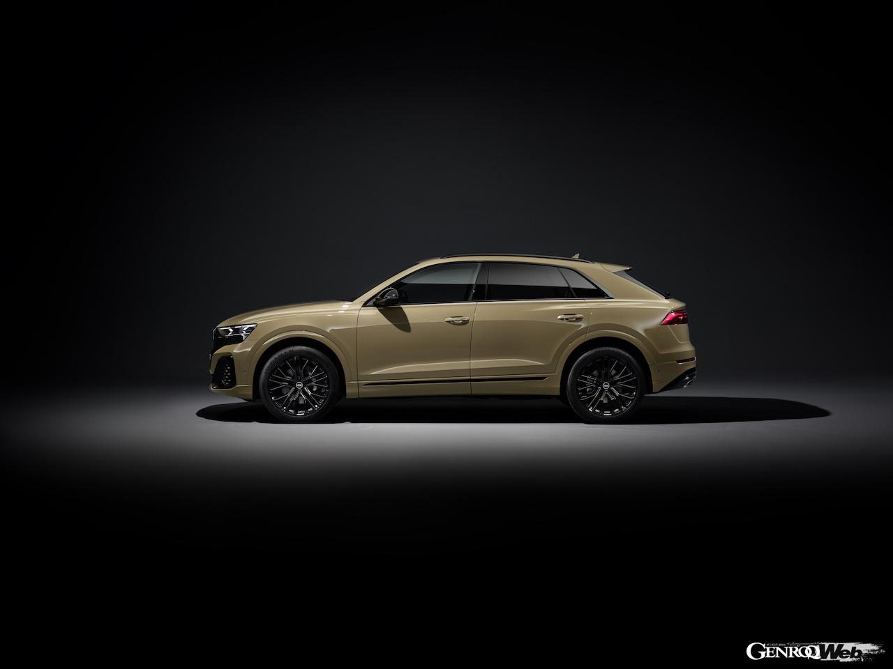 内外装がアップデートされた「アウディ Q8」改良新型のエクステリア。