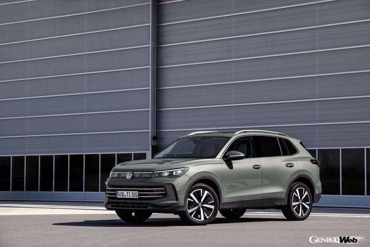 3代目へと進化を果たした「フォルクスワーゲン ティグアン」のエクステリア。