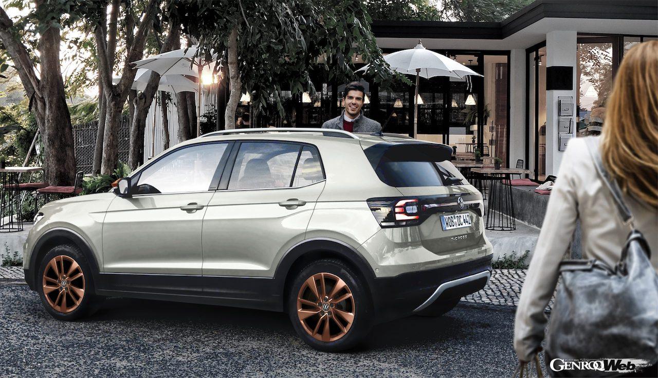 特別仕様車「フォルクスワーゲン T-Cross Copper Style」のエクステリア。