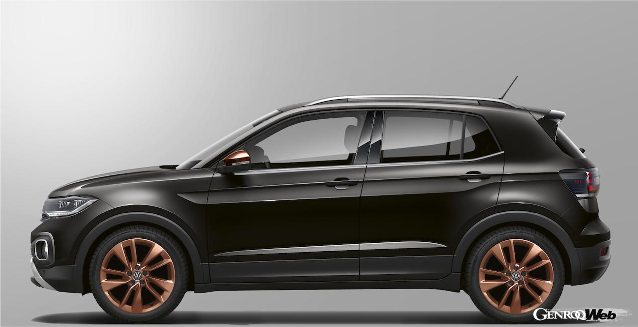 特別仕様車「フォルクスワーゲン T-Cross Copper Style」のエクステリア。