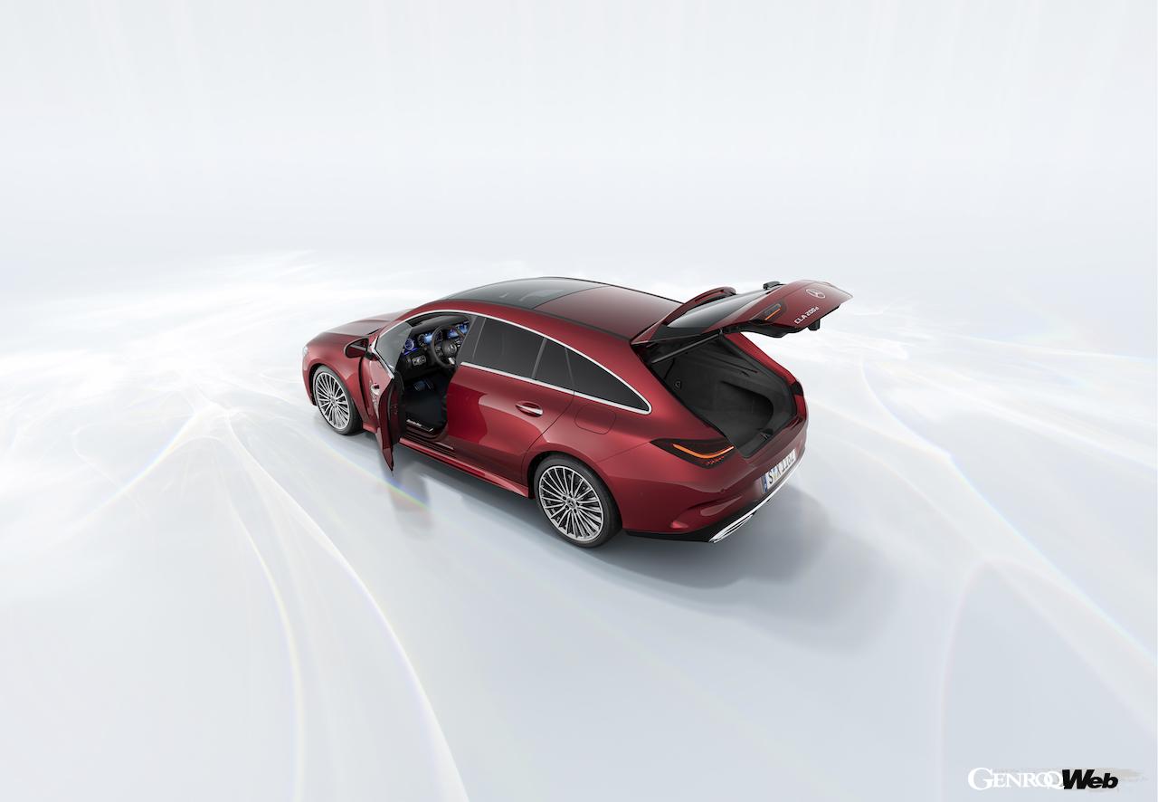 「メルセデス・ベンツ CLA シューティングブレーク」改良新型のエクステリア。
