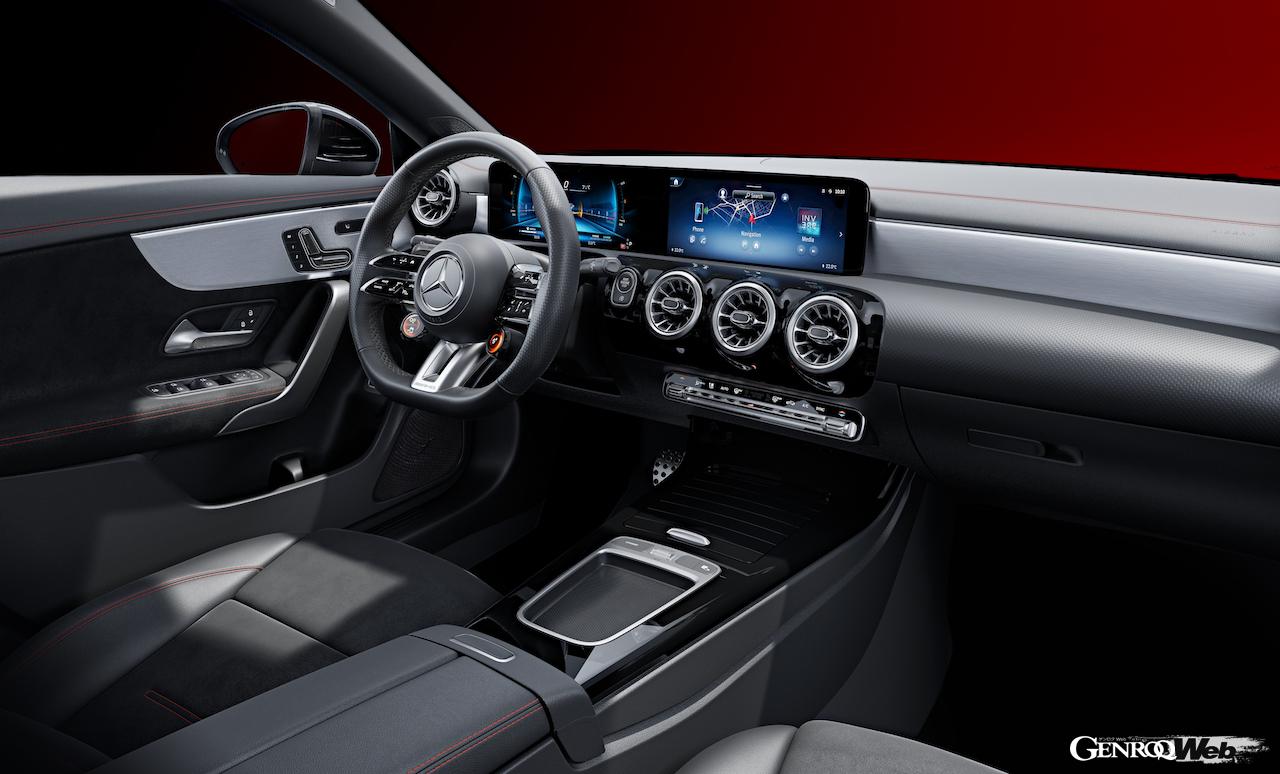 「メルセデス・ベンツ CLA」改良新型のインテリア。
