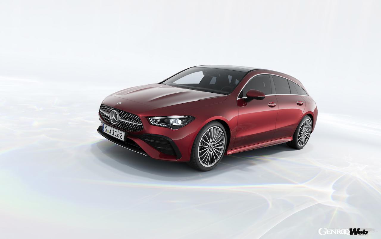 「メルセデス・ベンツ CLA シューティングブレーク」改良新型のエクステリア。