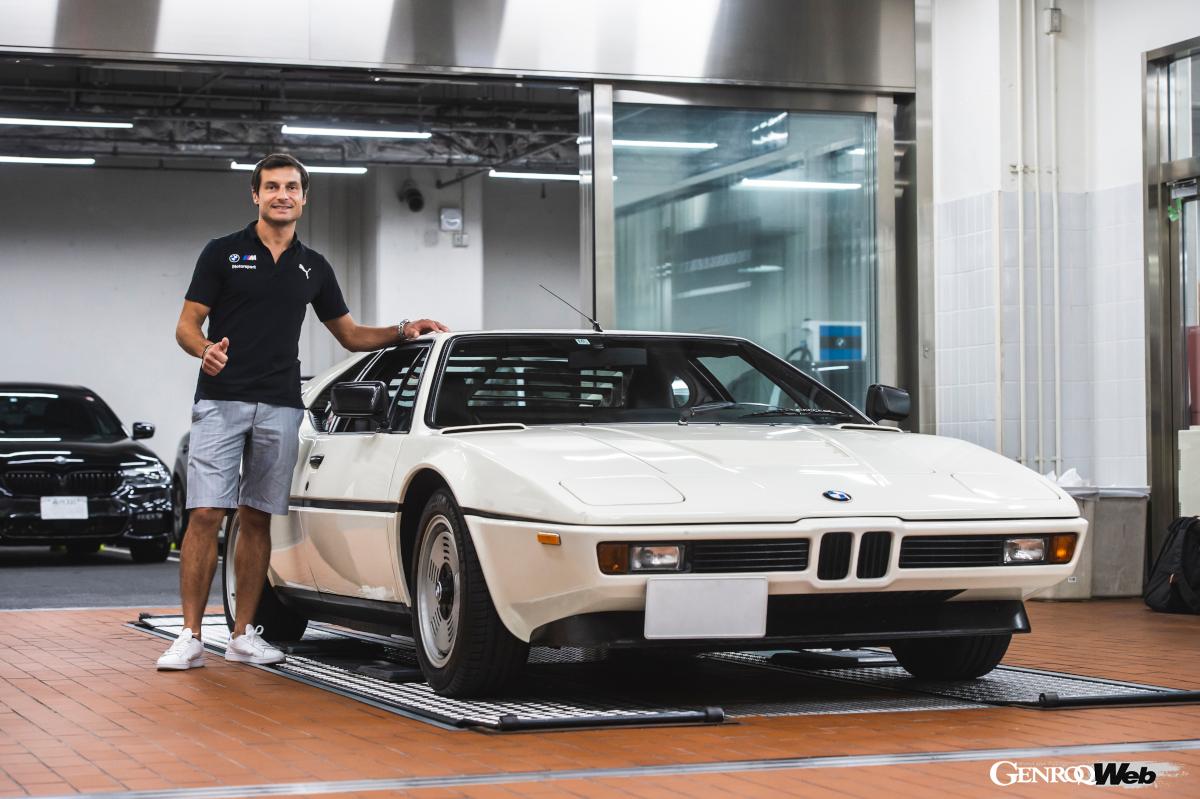 1978年に発表された3.5リッター直6DOHC M88型エンジンを積むミッドシップのスーパーカー「M1」。かつてプロカーのM1を運転したことがあるという。