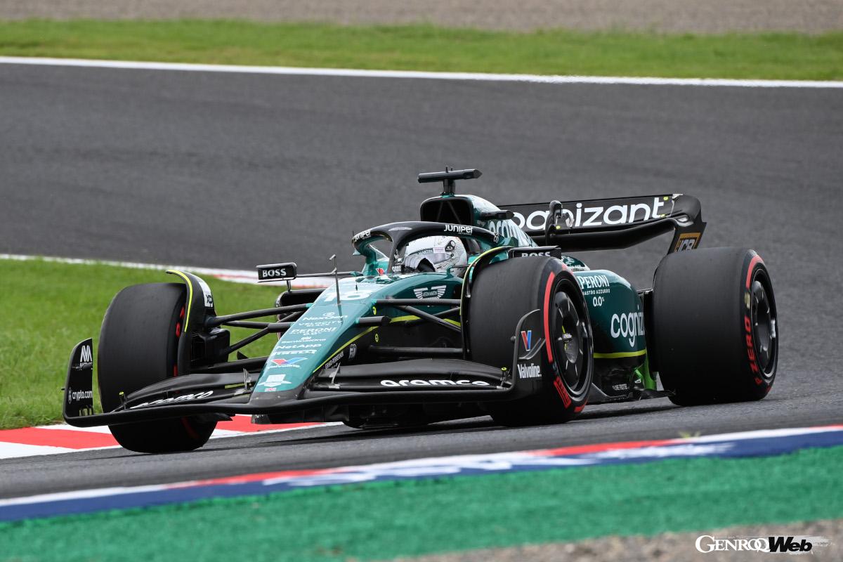 F1日本GP】鈴鹿サーキットでアストンマーティンF1チームのマイク
