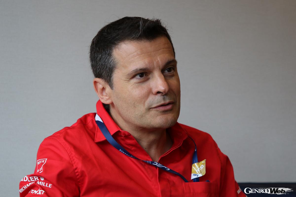 耐久レース&テストマネージャーを務めるジュリアーノ・サルヴィ(Giuliano SALVI)。