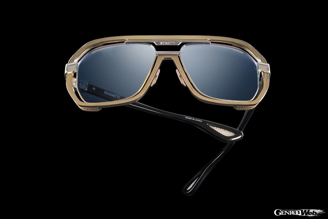 著名な眼鏡デザイナーのラリー・D・サンズにってデザインされた「ブガッティ・アイウェア・コレクション・トゥー」。