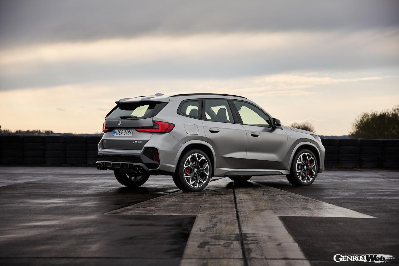 コンパクトSAV初のMパフォーマンス仕様「BMW X1 M35i xDrive」のエクステリア。