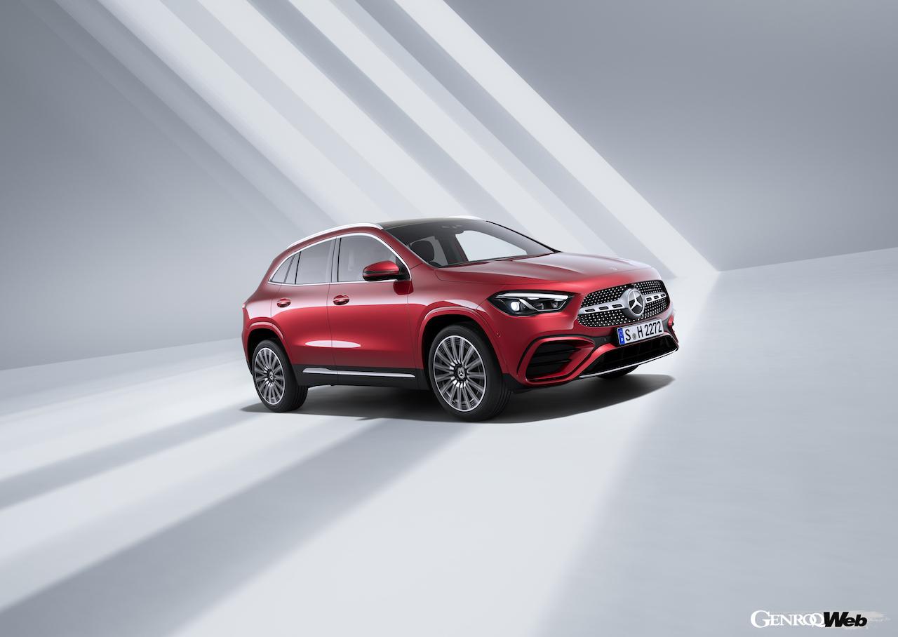 「メルセデス・ベンツ GLA」改良新型のエクステリア。