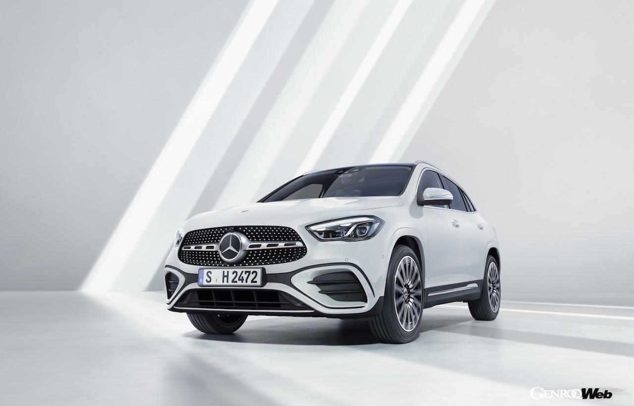 「メルセデス・ベンツ GLA」改良新型のエクステリア。