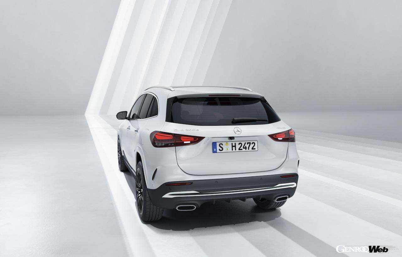 「メルセデス・ベンツ GLA」改良新型のエクステリア。