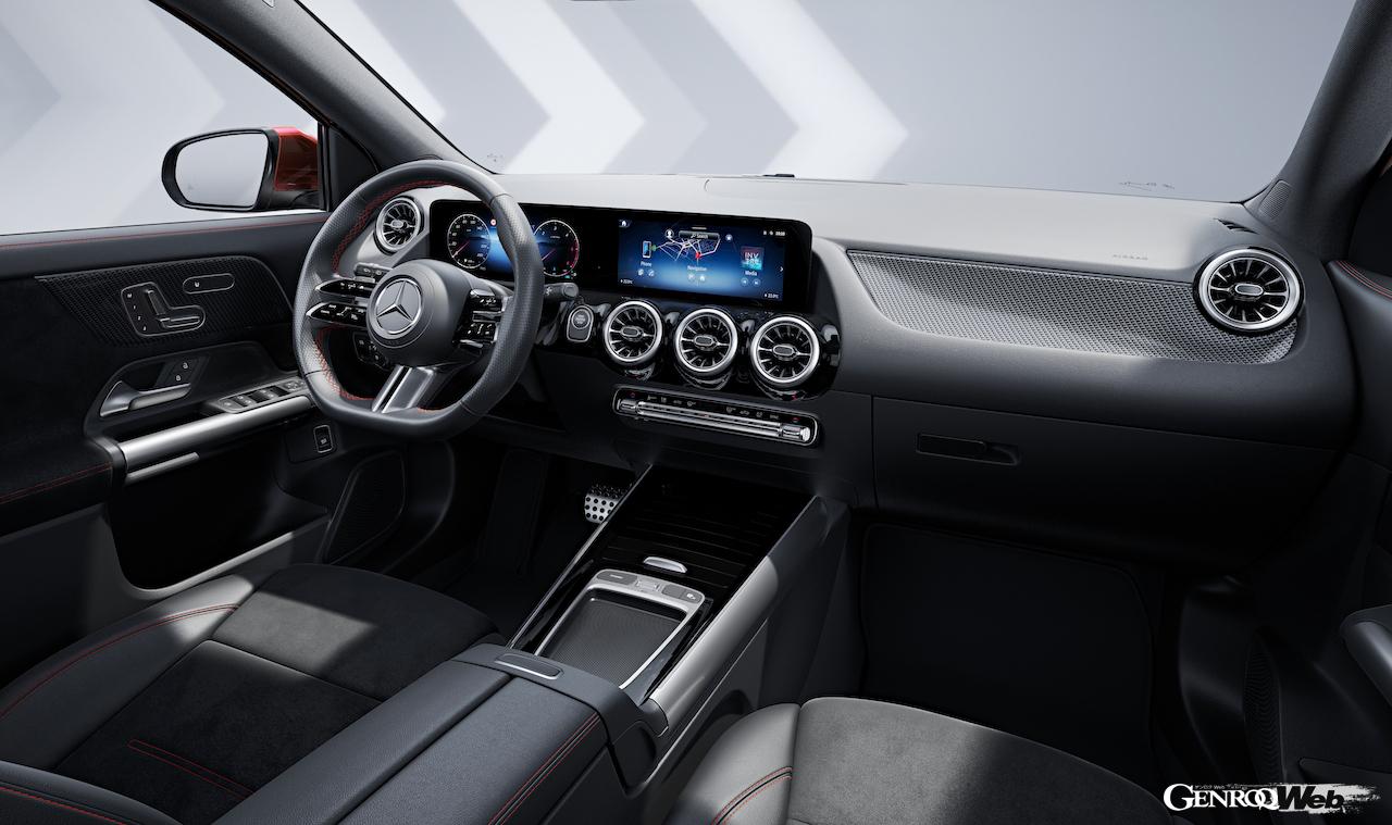 「メルセデス・ベンツ GLA」改良新型のインテリア。