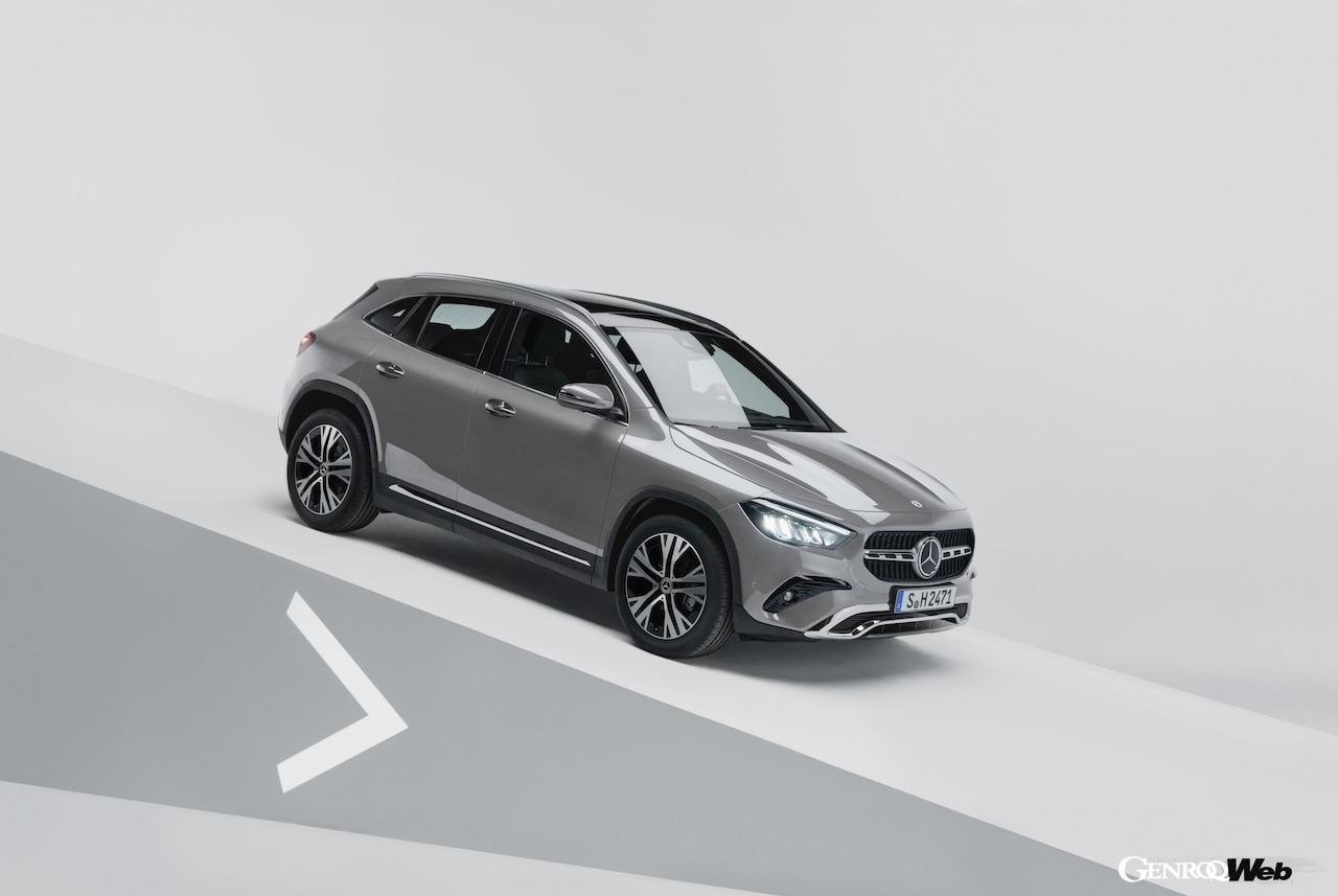 「メルセデス・ベンツ GLA」改良新型のエクステリア。