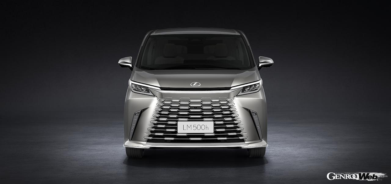 レクサスの最上級ピープルムーバー「LM」のエクステリア。