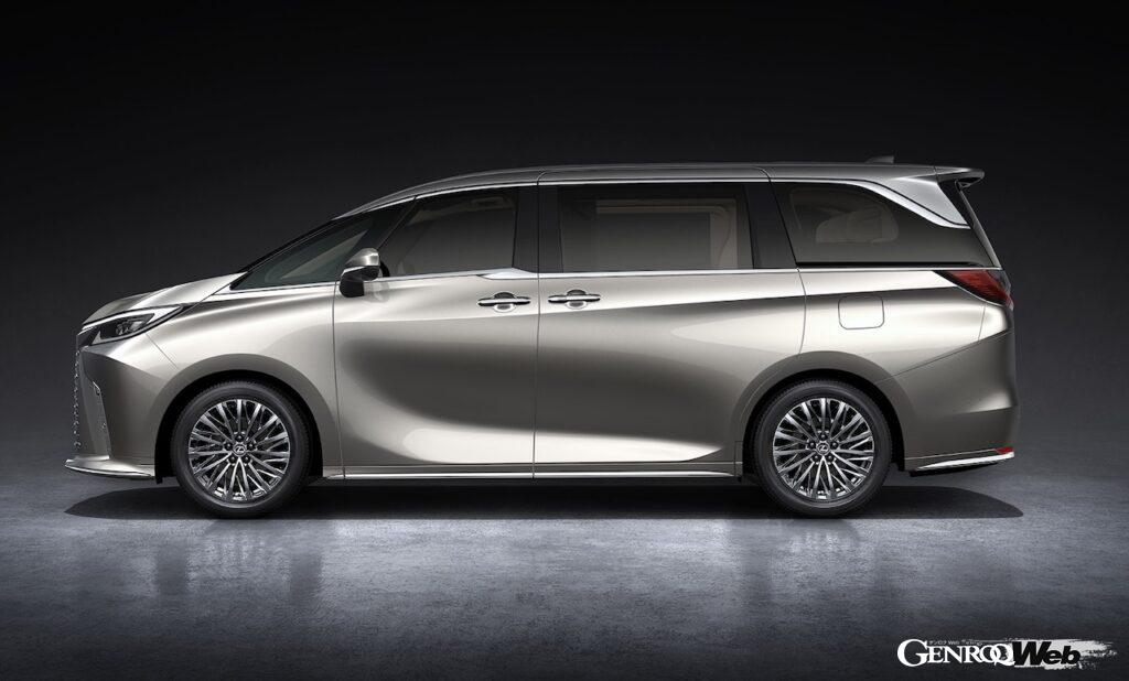 レクサスの最上級ピープルムーバー「LM」のエクステリア。