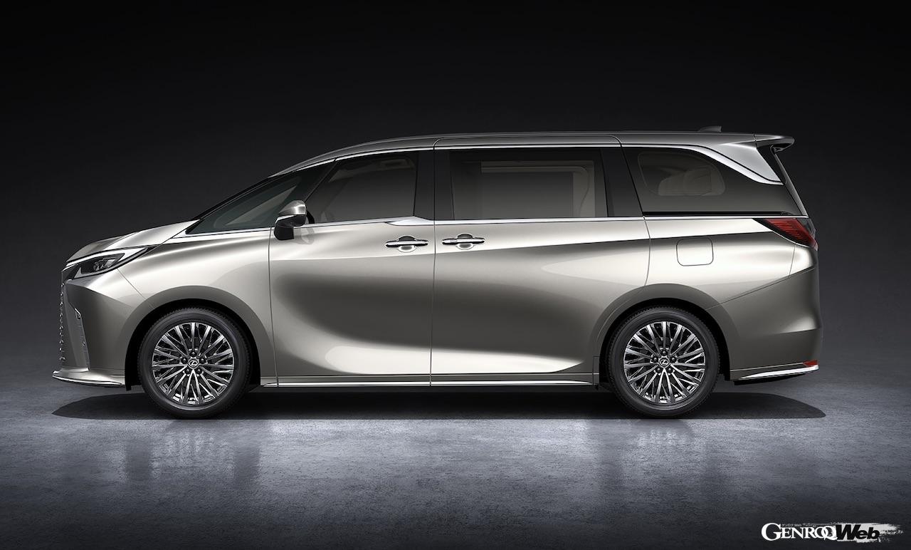 レクサスの最上級ピープルムーバー「LM」のエクステリア。