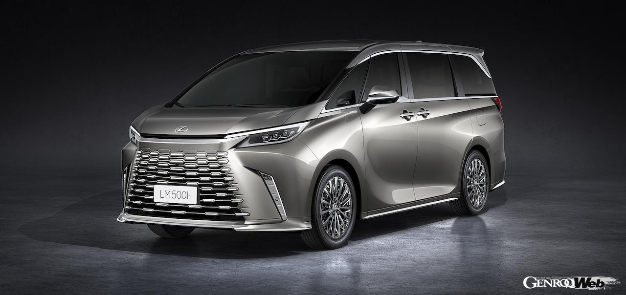 レクサスの最上級ピープルムーバー「LM」のエクステリア。