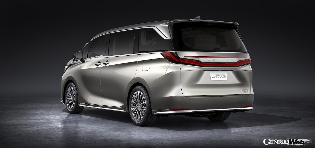 レクサスの最上級ピープルムーバー「LM」のエクステリア。