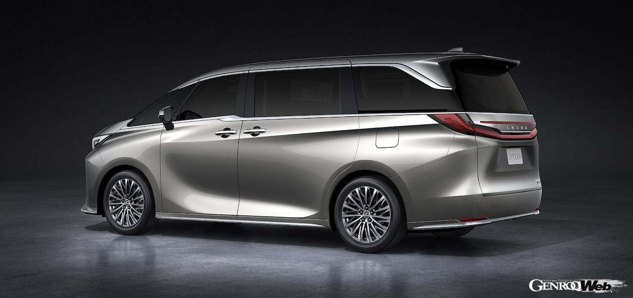 レクサスの最上級ピープルムーバー「LM」のエクステリア。