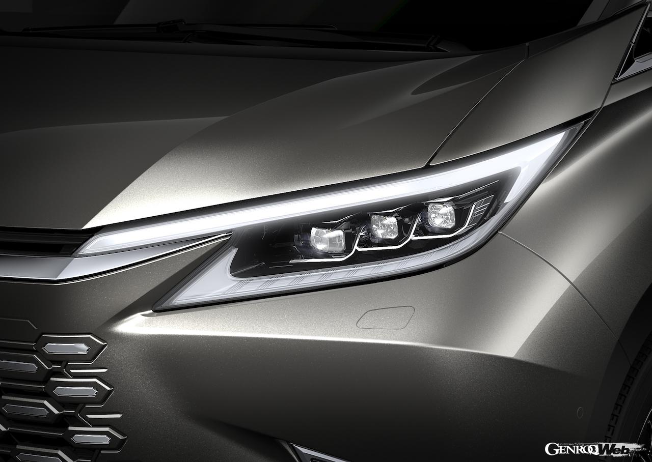 レクサスの最上級ピープルムーバー「LM」のエクステリア。