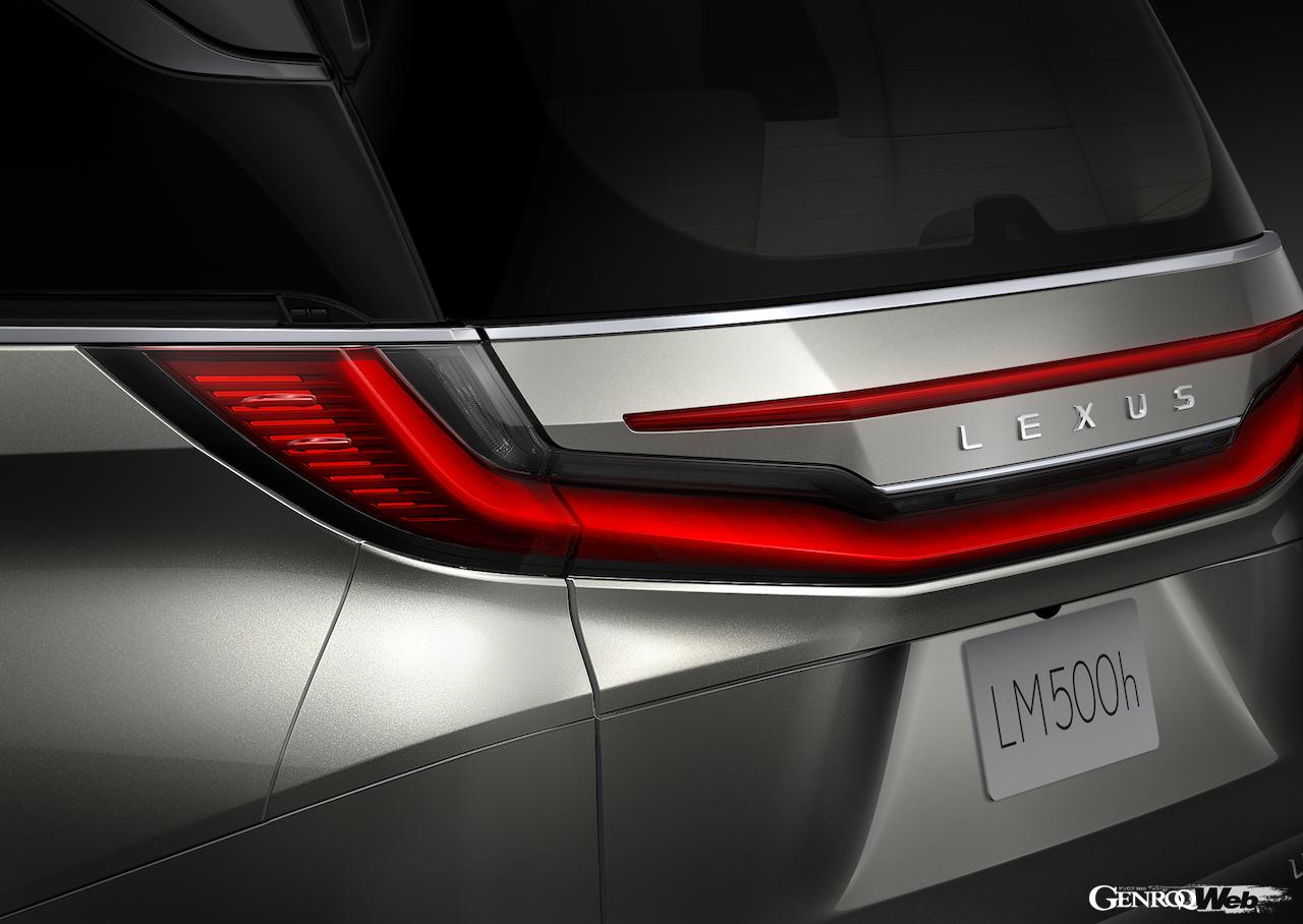 レクサスの最上級ピープルムーバー「LM」のエクステリア。