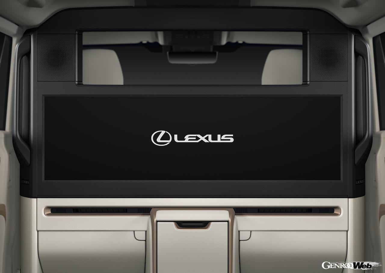 レクサスの最上級ピープルムーバー「LM」のインテリア。