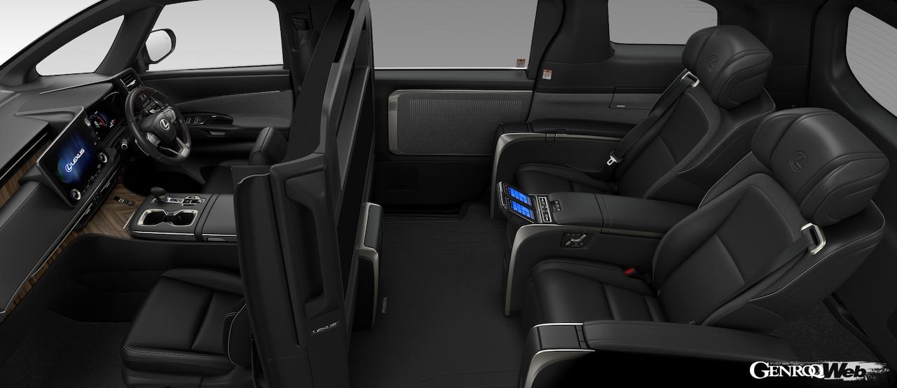 レクサスの最上級ピープルムーバー「LM」のインテリア。