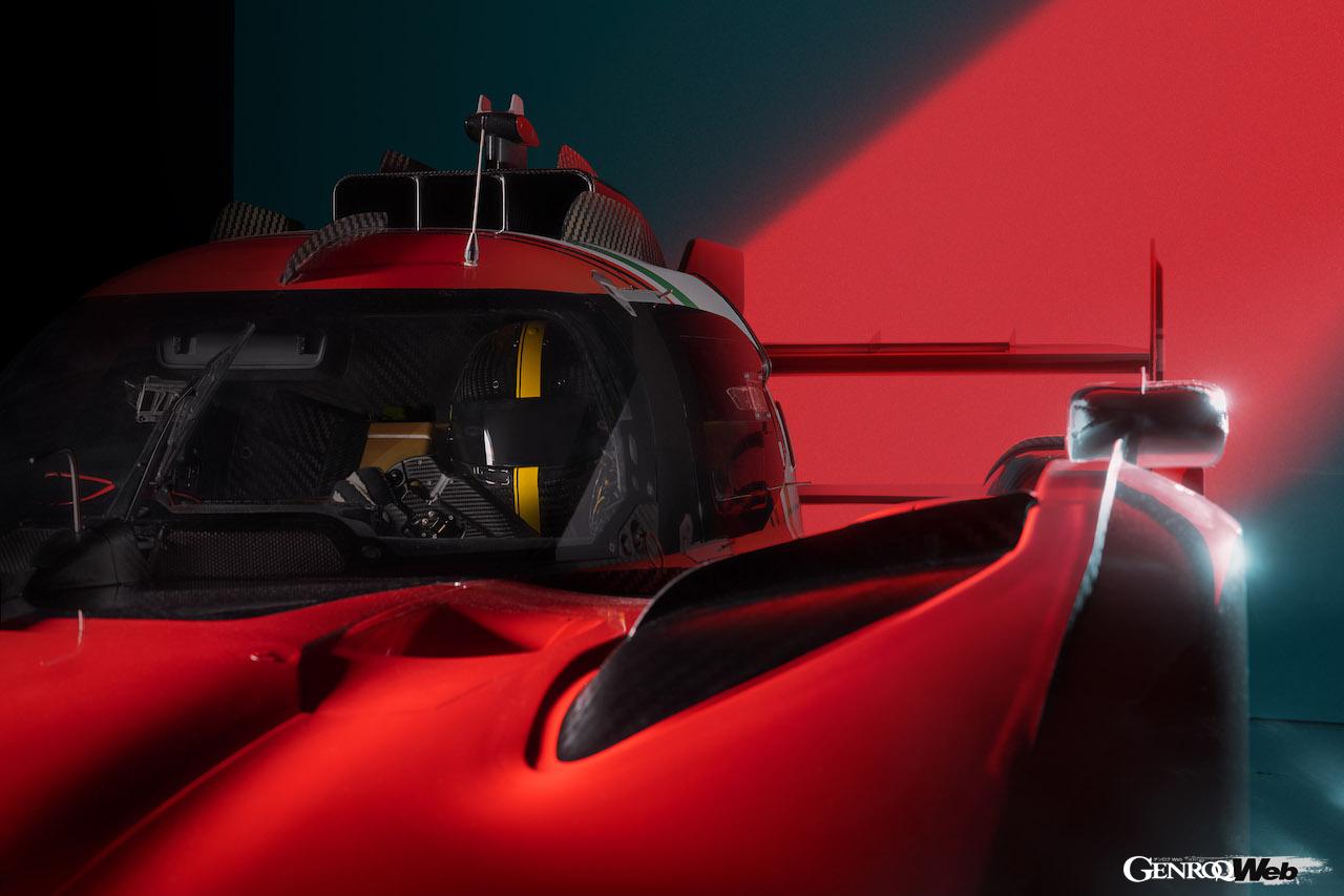 2023 フェラーリ・モンディアリ・ファイナルで公開された「499P モディフィカータ」のエクステリア。