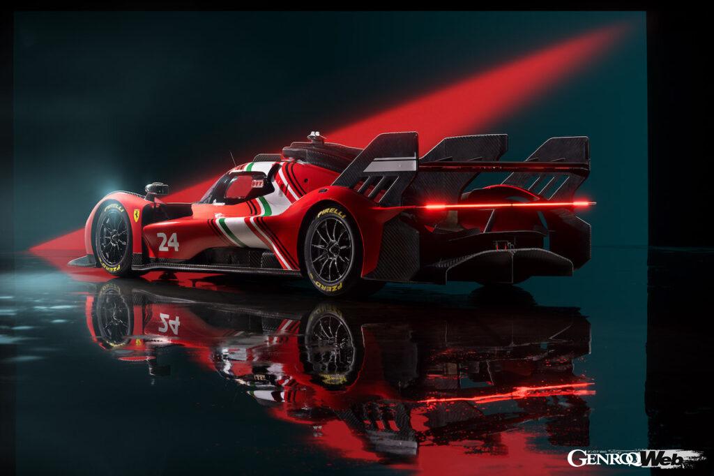 2023 フェラーリ・モンディアリ・ファイナルで公開された「499P モディフィカータ」のエクステリア。