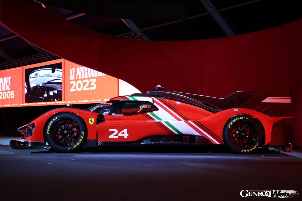 FIAが定めるWECマシンレギュレーションから解き放たれた499P モディフィカータには、499Pと差別化された専用のエクステリアが導入された。