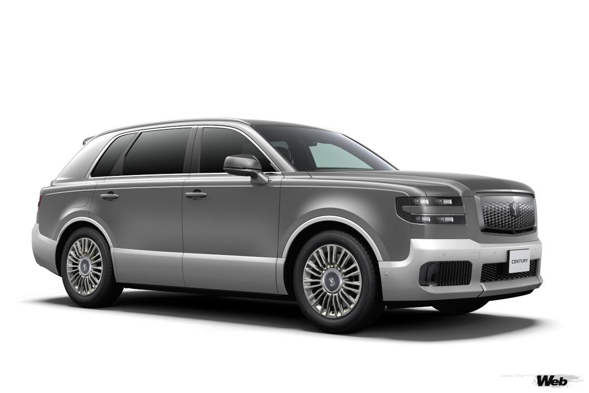 センチュリーは1グレード構成で2500万円で、ベンテイガの標準グレードはパワートレインに関わらず2450万8000円と、価格差は50万円以内。