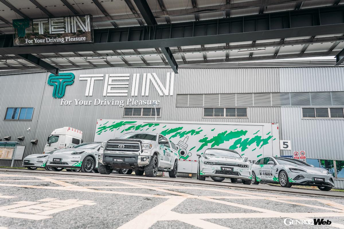 EV用の純正形状ダンパーの売れ行きが急伸しているというテイン。