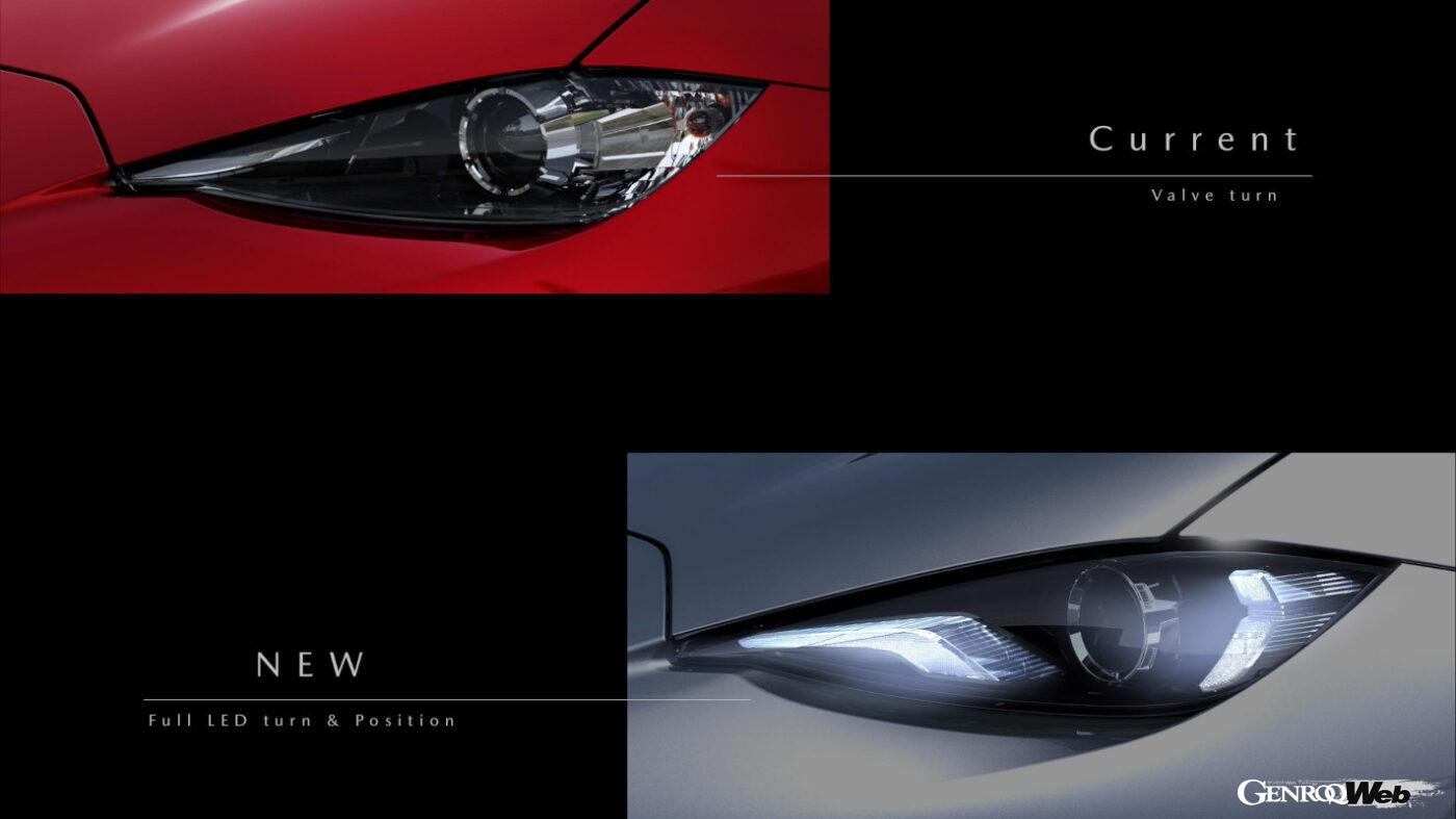 ヘッドランプ、リヤランプのほか、ホイールデザインも変更された。