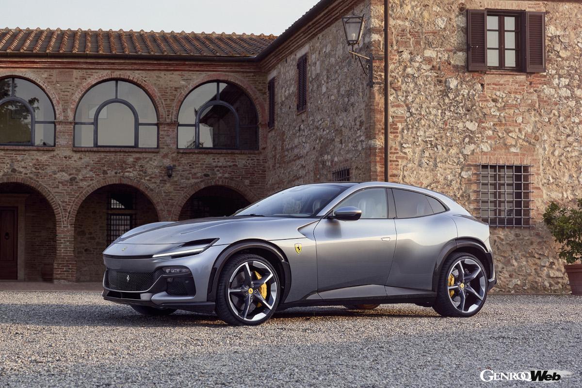 全長4973×全幅2028×全高1589mm、ホイールベース3018mmという堂々たるサイズを誇る「プロサングエ」。