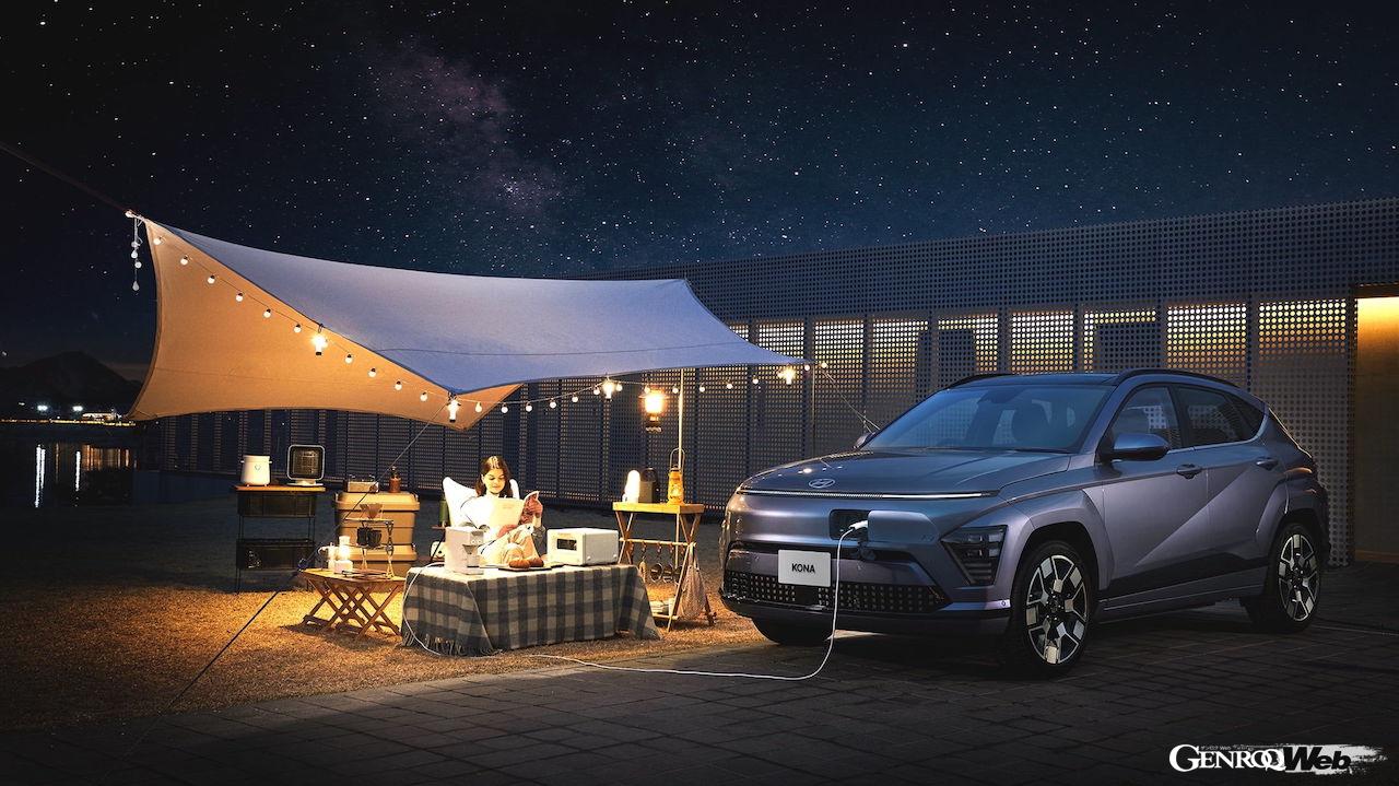 日本での販売が開始された、フル電動クロスオーバー「ヒョンデ コナ」。