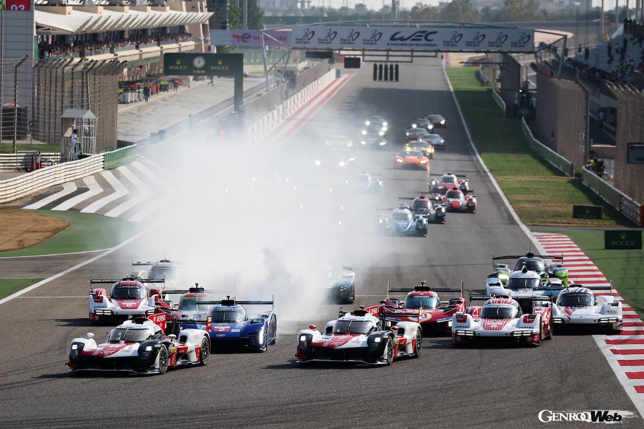 8バーレーン時間の決勝レース、5番グリッドからスタートしたフェラーリ 499P 50号車が3位表彰台を獲得した。