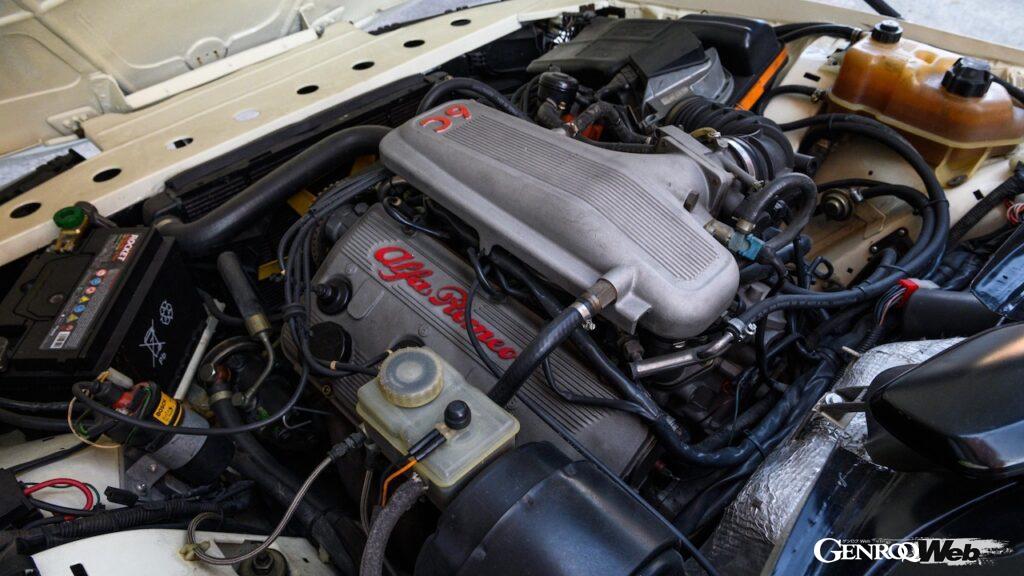 搭載されるのは、75からキャリーオーバーされた3.0リッターV型6気筒“ブッソ”ユニット。最高出力は258PSを発揮する。