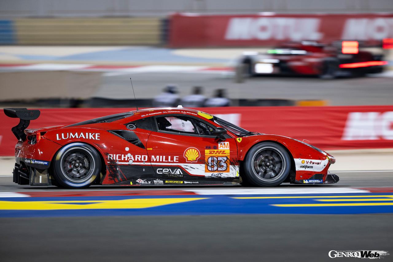 WECでは2024年シーズンから「GT3」クラスが導入されるため、現行の「488 GTE Evo」で戦う最後のレースとなった。488 GTEはWECにおいて通算29勝をフェラーリにもたらしている。