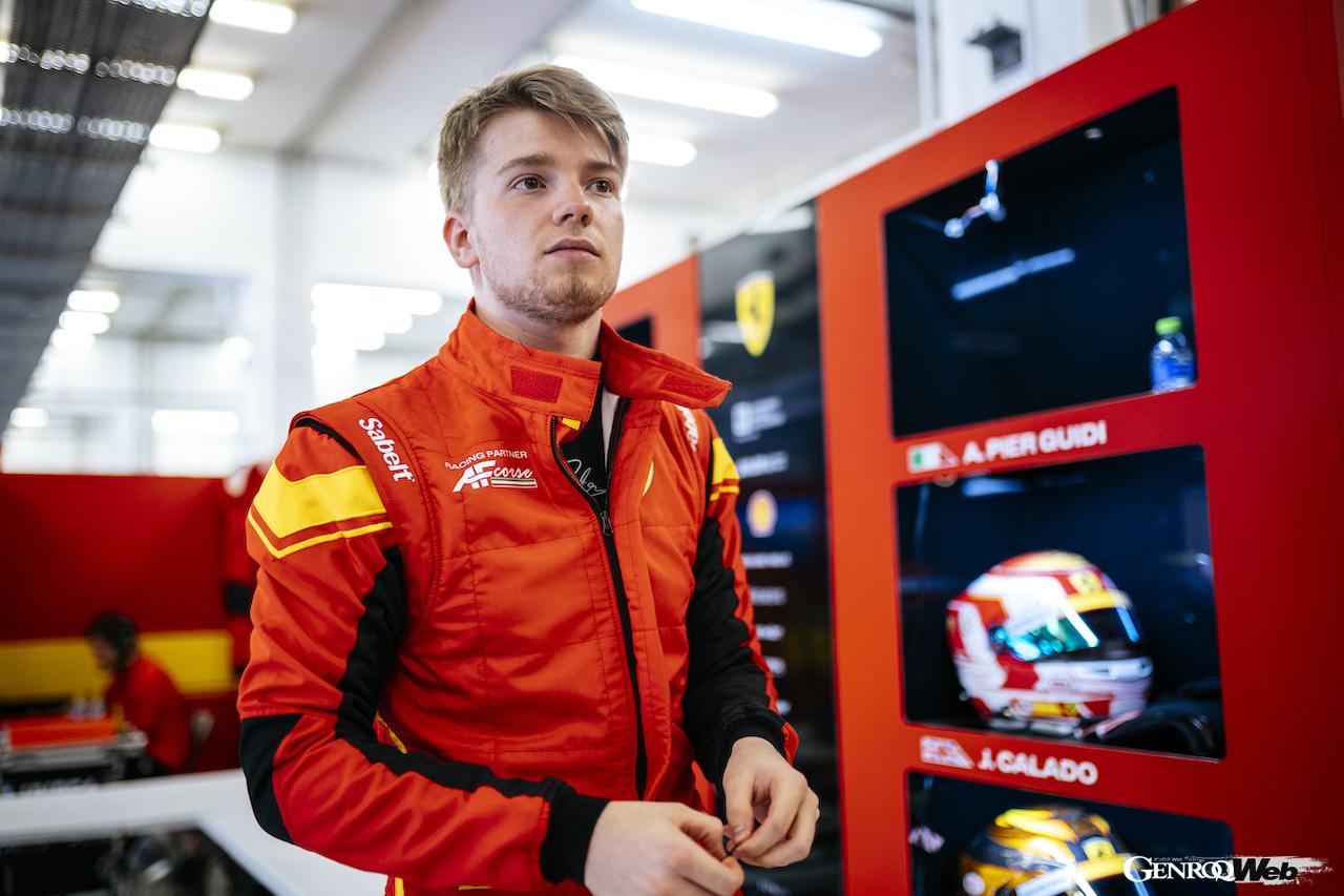 フェラーリF1のリザーブドライバーを務める24歳のロバート・シュワルツマンが、499Pを初ドライブ。1分48秒559の最速タイムを記録した。