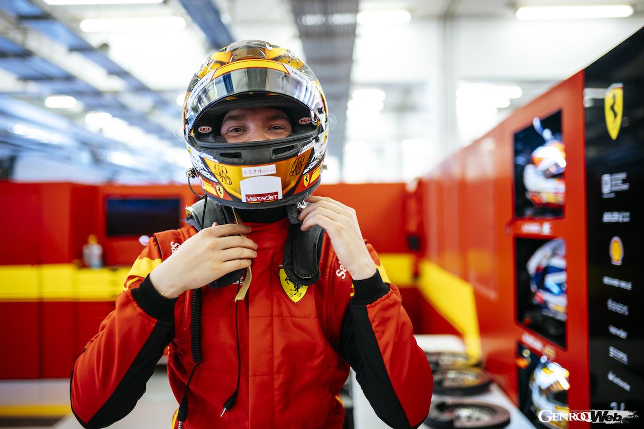 フェラーリF1のリザーブドライバーを務める24歳のロバート・シュワルツマンが、499Pを初ドライブ。1分48秒559の最速タイムを記録した。