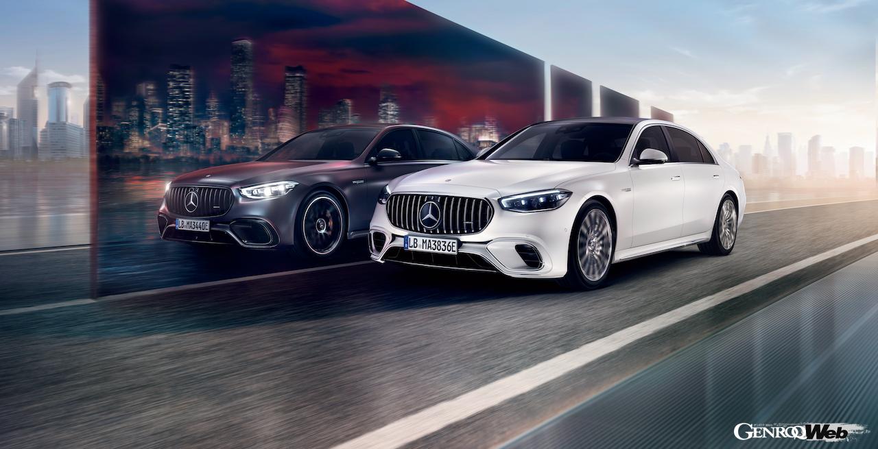 「メルセデス AMG S 63 E PERFORMANCE」のエクステリア。