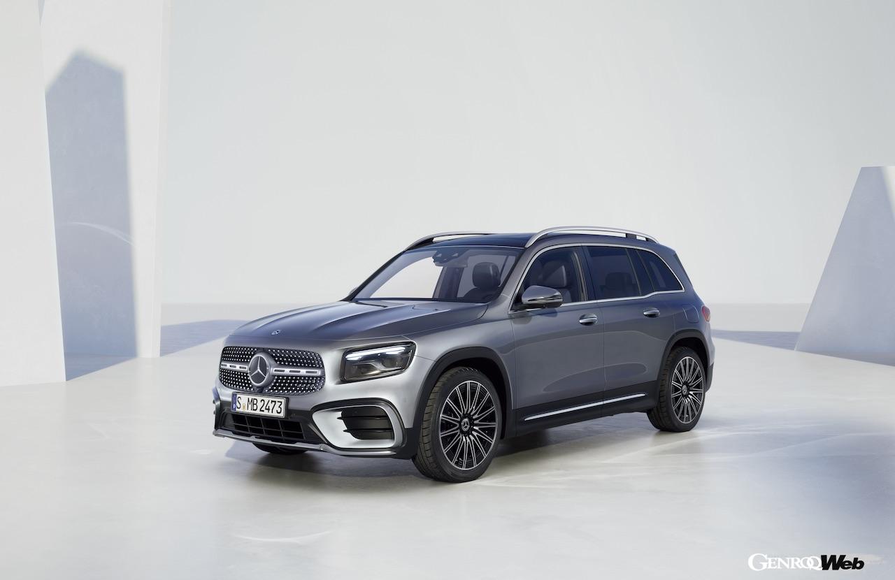 メルセデス・ベンツ「GLB 200 d 4MATIC」改良新型のエクステリア。