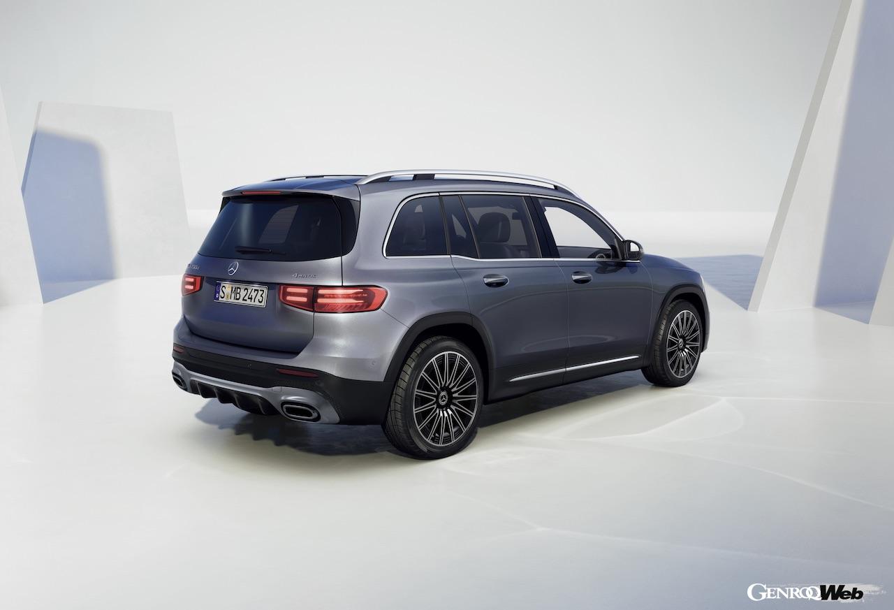 メルセデス・ベンツ「GLB 200 d 4MATIC」改良新型のエクステリア。