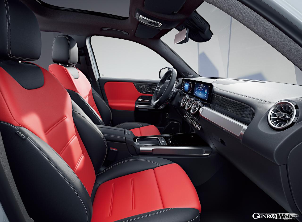 メルセデス・ベンツ「GLB 200 d 4MATIC」の改良新型インテリア。