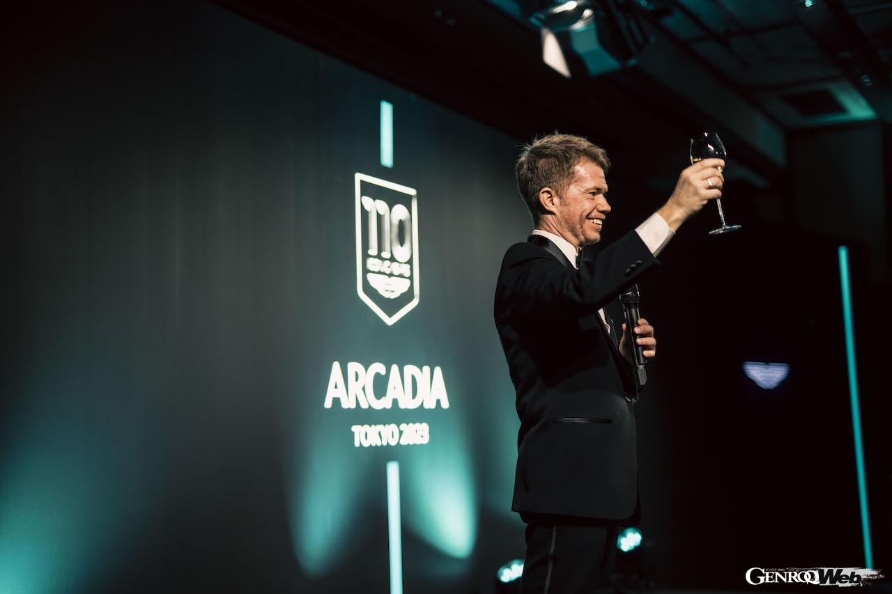 「ASTON MARTIN ARCADIA TOKYO 2023」で行われたガラパーティ。