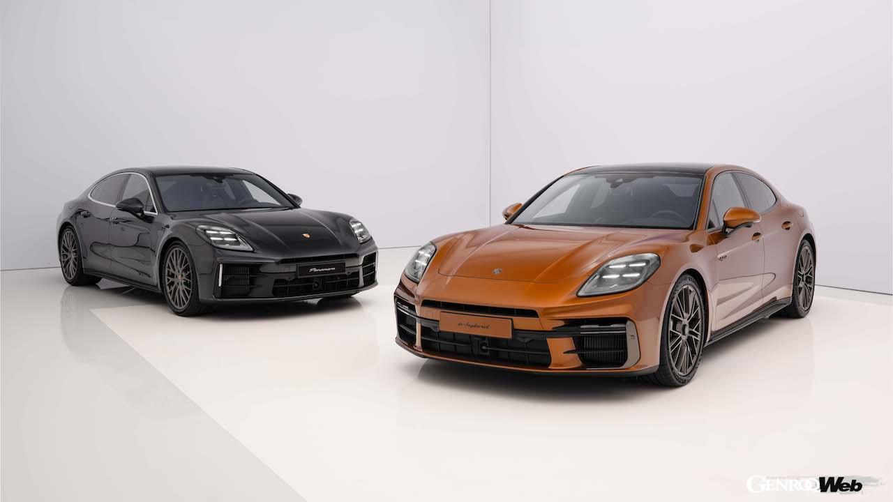 3代目へと進化を果たした新型「ポルシェ パナメーラ」のエクステリア。