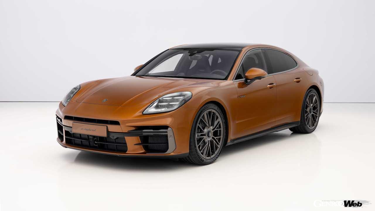 3代目へと進化を果たした新型「ポルシェ パナメーラ」のエクステリア。