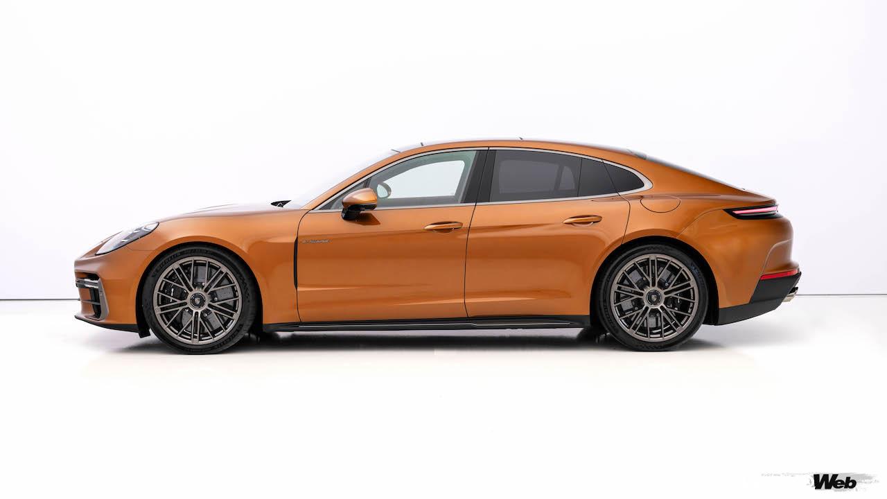 3代目へと進化を果たした新型「ポルシェ パナメーラ」のエクステリア。
