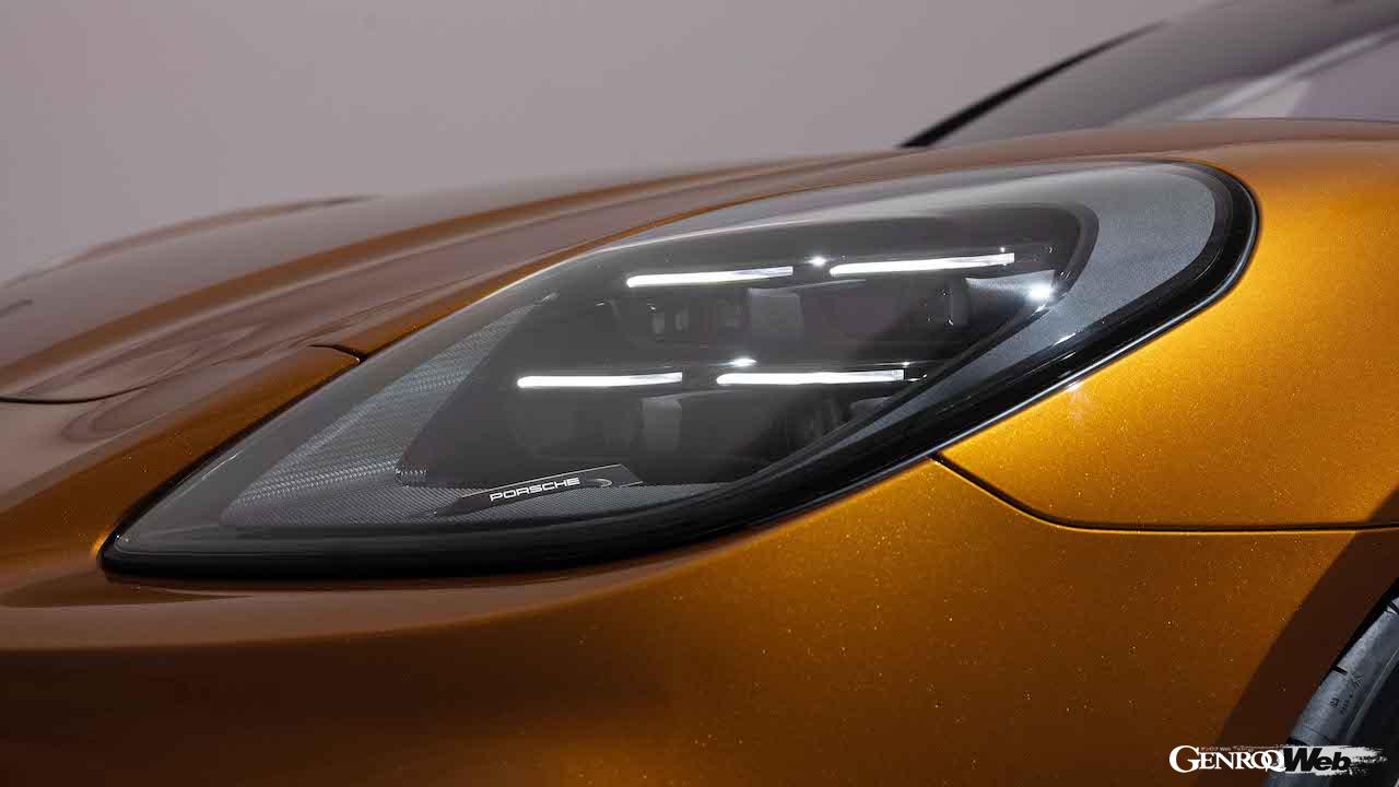 3代目へと進化を果たした新型「ポルシェ パナメーラ」のエクステリア。